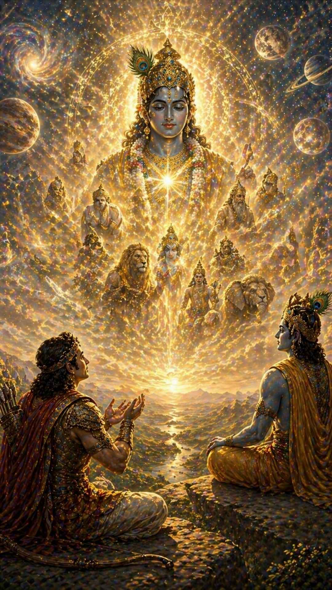 Yogini bei der Pranayama Atmung 