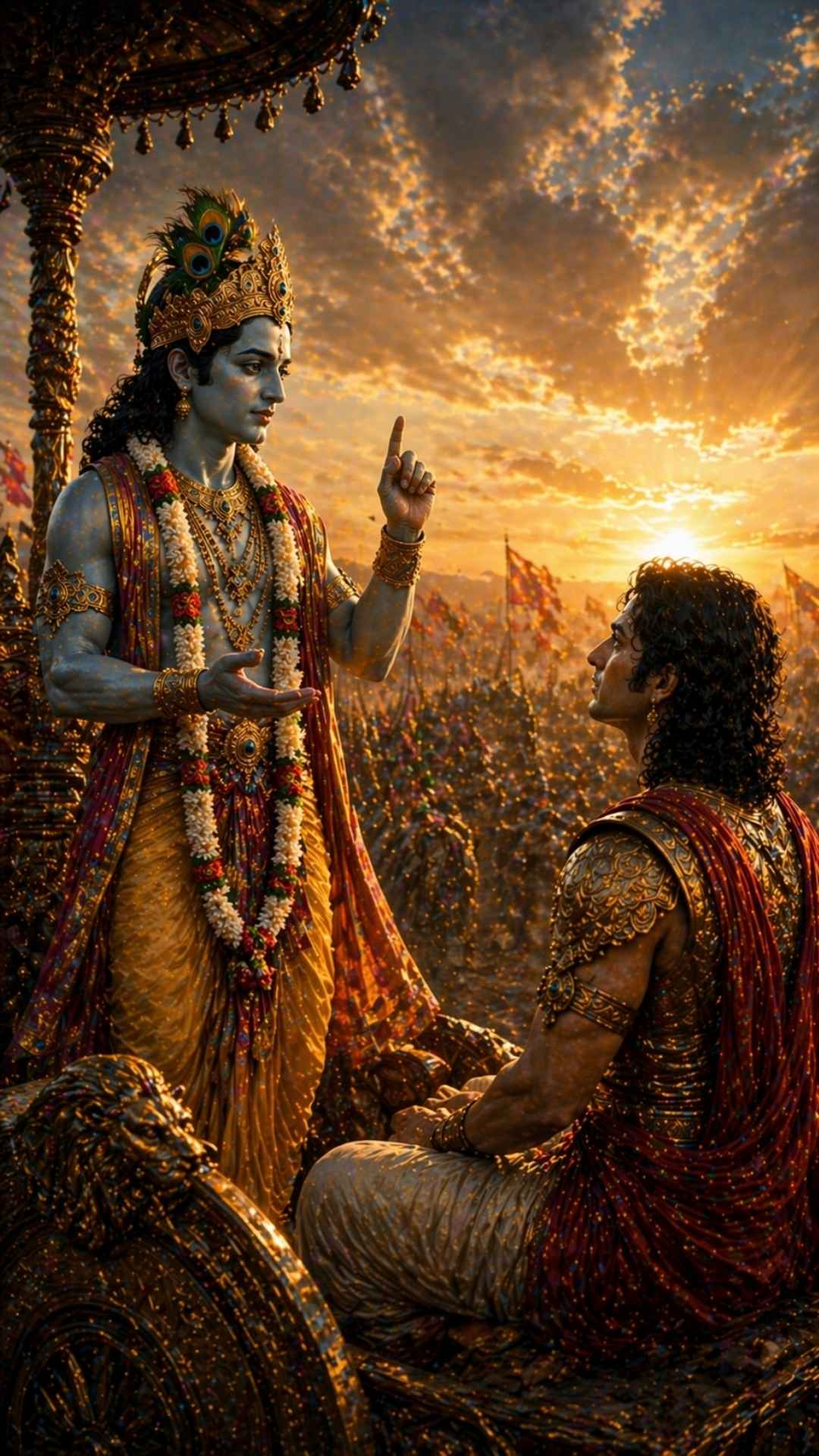 Yogini bei der Pranayama Atmung 