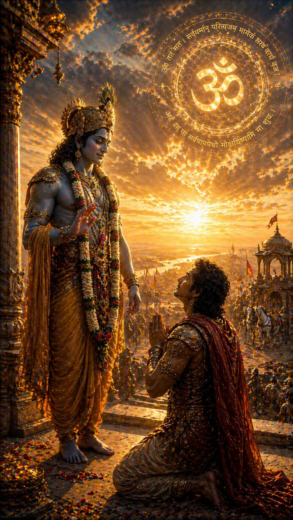 Yogini bei der Pranayama Atmung 